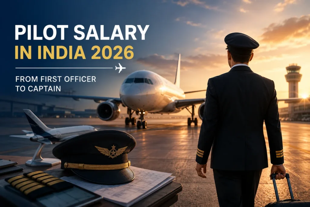 Pilot Salary in India 2026 — From First Officer to Captain