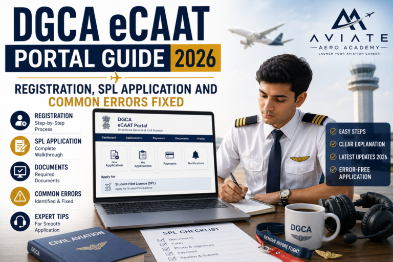 DGCA eCAAT Portal Guide 2026 — Registration, SPL Application and Common Errors Fixed